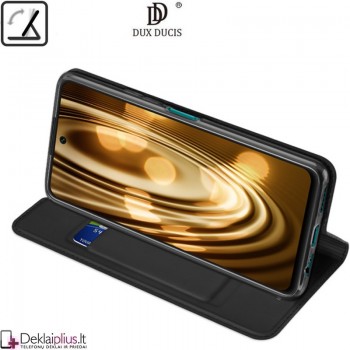 Dux Ducis dirbtinės odos atverčiamas dėklas - juodas (Huawei P Smart (2021) Dux Ducis dirbtinės odos atverčiamas dėklas - juodas (Huawei P Smart (2021)